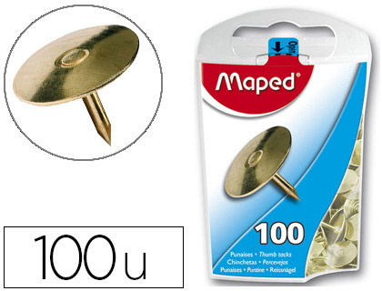 PUNAISE MAPED CUIVRE DIAMTRE 10MM BOTE DISTRIBUTRICE 100 UNITS