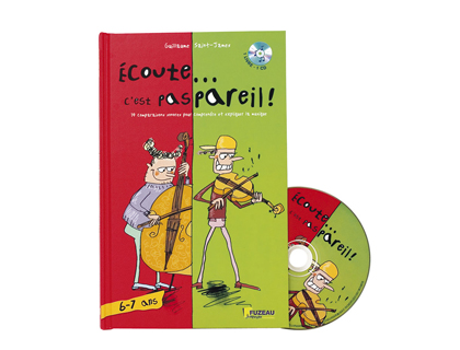 LIVRE-CD DITIONS FUZEAU COUTE C'EST PAS PAREIL 6/7 ANS 14 COMPARAISONS SONORES MUSIQUE