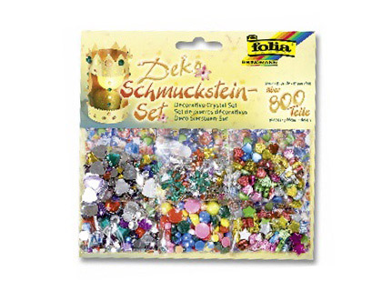 PIERRE DCORATIVE FOLIA ASSORTIMENT FORMES COLORIS LOT 800 UNITS