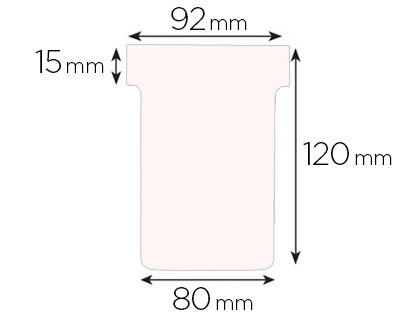 FICHE PLANNING NOBO INDICE 3 15X92X120X80MM COLORIS BLANC TUI 100 UNITS