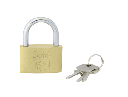 CADENAS SAFETOOL LAITON INCLUS 3 CLS 40MM SCD 400271