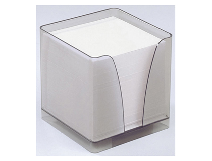 RECHARGE QUO VADIS BLOC CUBE PLEXIGLASS BOTE DISTRIBUTRICE 590F 80G COLORIS BLANC        914000