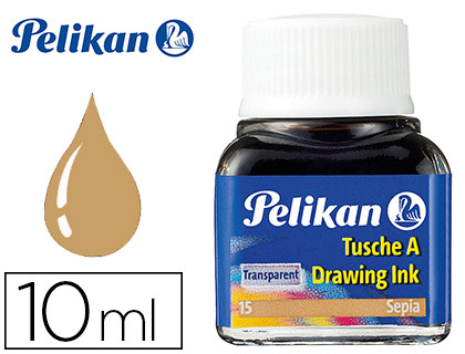 ENCRE DE CHINE PELIKAN TIRE-LIGNES PLUMES DESSINATEUR PINCEAUX COULEUR SPIA FLACON 10ML