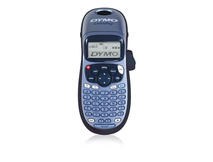 TITREUSE DYMO LETRATAG PLUS CLAVIER ABC LARGE CRAN 13 CARACTRES/LIGNE 6 STYLES 5 TAILLES POLICE 4LR6 2 RUBANS LETRATAG