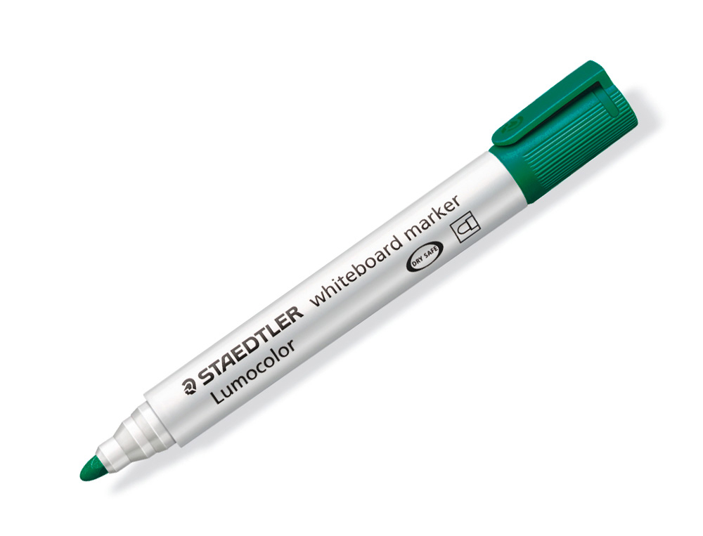 MARQUEUR STAEDTLER TABLEAU BLANC DRY SAFE POINTE OGIVE VERT