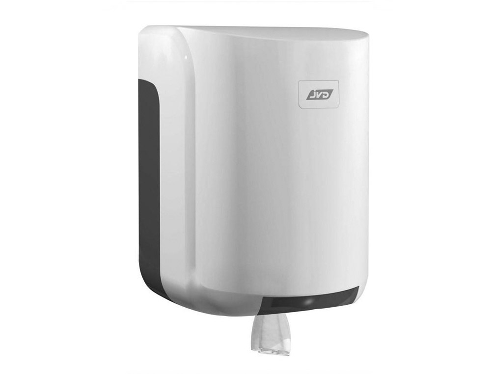 DISTRIBUTEUR ESSUIE-MAINS COLDIS BOBINE TIRAGE CENTRAL PLASTIQUE ABS GRAND MODLE CL FENTRE CONTRLE 22X22X31CM 450F