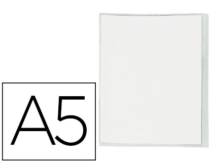PROTGE-CAHIER ELBA STANDARD PVC CRISTAL 20/100E RABAT FORMAT COLIER 170X220MM INCOLORE