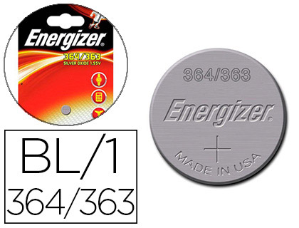 PILE ENERGIZER MONTRES OXYDE ARGENT I.C.E. 364/363 BLISTER 1 UNIT