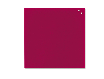 TABLEAU VERRE NAGA MAGNTIQUE 45X45CM KIT FIXATION          MUR COLORIS ROUGE