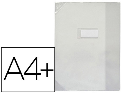 PROTGE-CAHIER ELBA STRONG LINE PVC CRISTAL 15/100E COINS RENFORCS 30/100E A4+ 240X320MM INCOLORE
