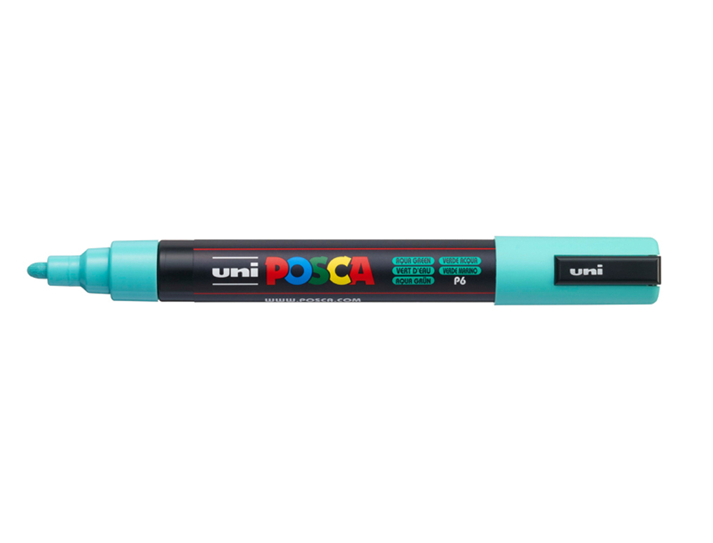 MARQUEUR POSCA POINTE CONIQUE MOYENNE COLORIS VERT D'EAU