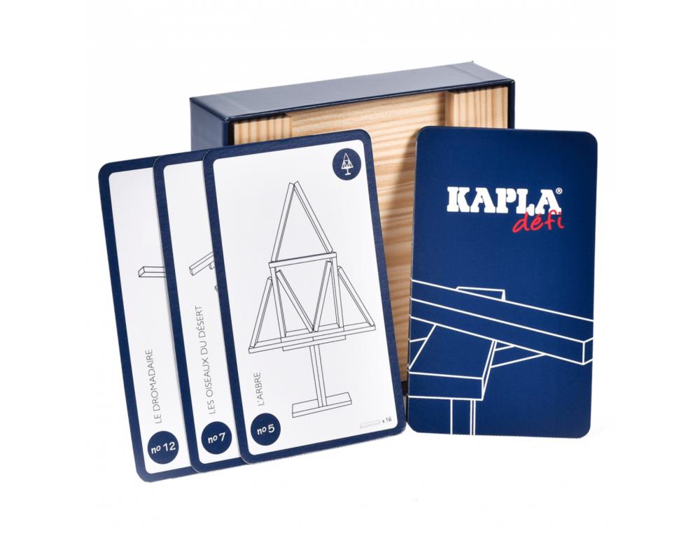 JEU KAPLA DEFI BOITE 12 CARTES ET 16 PLANCHETTES
