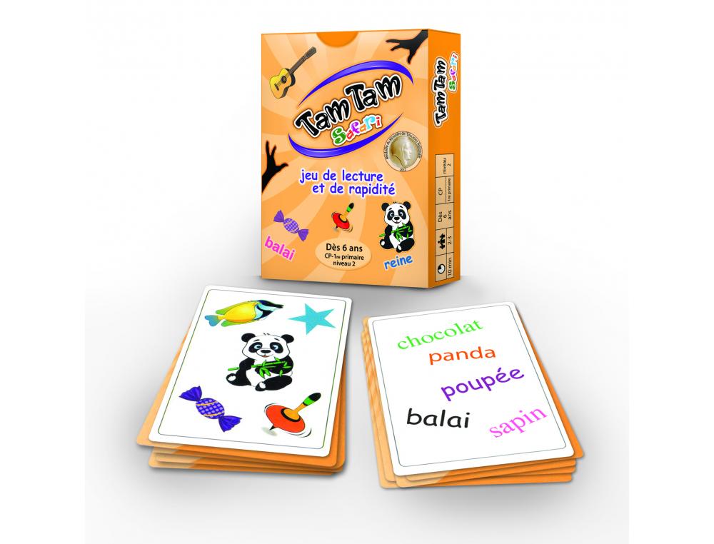 JEU INTERDACTA TAM TAM SAFARI CP NIVEAU 2 42 CARTES + 1     CARTE LEXIQUE + 1 REGLE DU    JEU