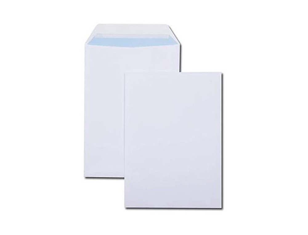 POCHETTES BLANCHES C5 90G ADHESIVES 162X229MM PEFC ECO  BOITE DE 500 UNITES