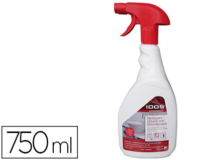 NETTOYANT COLDIS IDOS ACIDOBACT NETTOIE DTARTRE DSINFECTE DSODORISE SURFACES LAVABLES EFFET MOUSSE PISTOLET 750ML