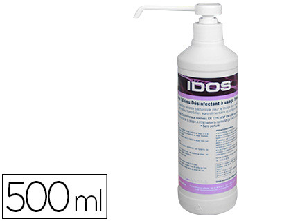 SAVON MAINS COLDIS IDOS EPIDOSERM BACTRICIDE LAVE DSINFECTE PH NEUTRE FLACON POMPE 500ML