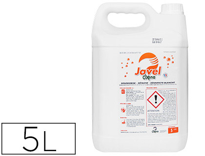EAU DE JAVEL COLDIS 9 DEGRS 2.6% CHLORE ACTIF NETTOIE DSODORISE DSINFECTE BLANCHIT BIDON 5L