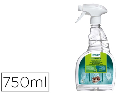 DSODORISANT ENZYPIN CLEAN ODOR LIMINE MAUVAISES ODEURS PARFUM PINS DES LANDES SPRAY 750ML