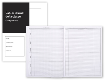 CAHIER JOURNAL LE DAUPHIN DOUBLE PAGE PAR SEMAINE PAPIER 90G 96 PAGES