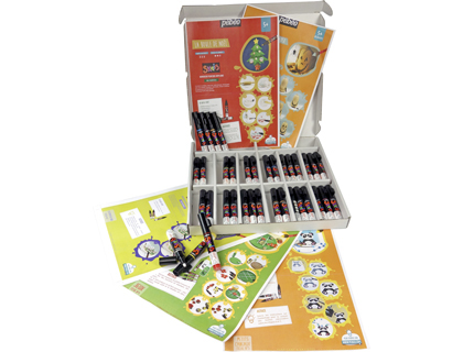 MARQUEUR PEINTURE PBO SKRIB ACRYLIQUE SCHOOLBOX 12 COLORIS ASSORTIS POCHETTE 36 UNITS