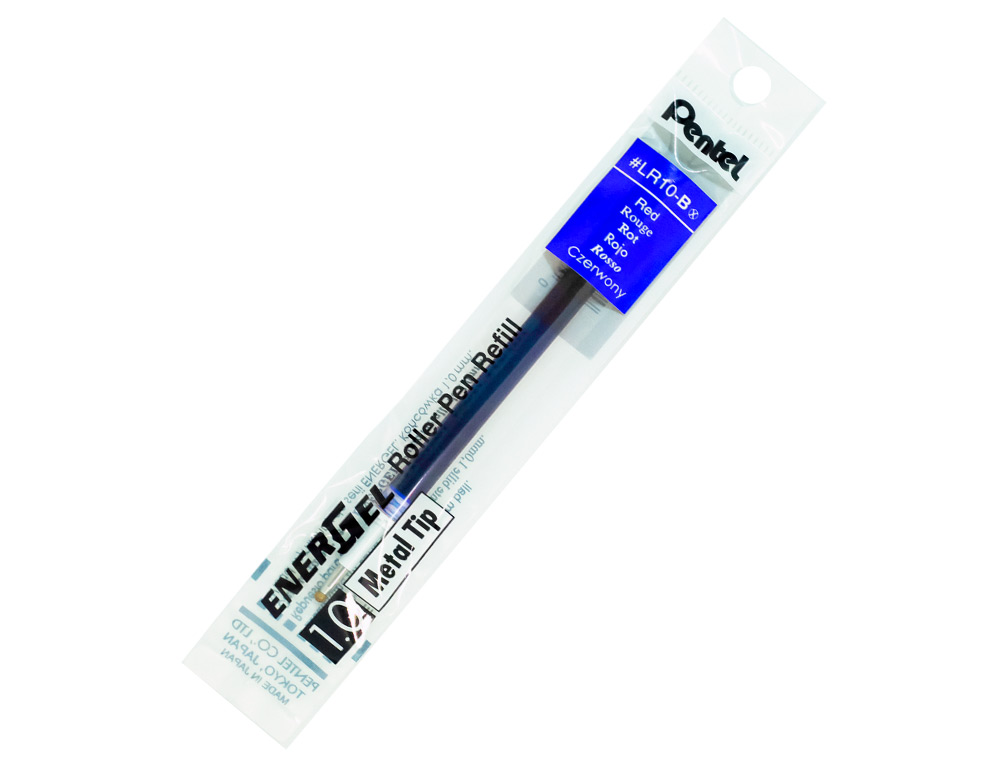 RECHARGE ROLLER PENTEL BL80 COLORIS BLEU