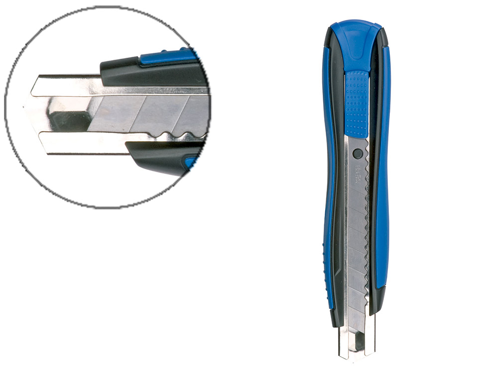 CUTTER MAPED ZENOA SENSITIV PLASTIQUE LAME MTAL 18MM SYSTME DE VERROUILLAGE AUTOMATIQUE