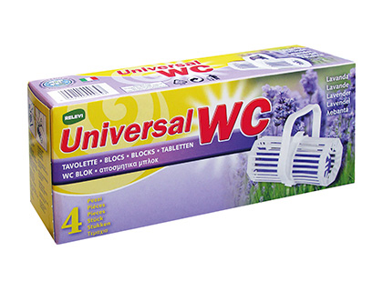 DETARTRANT WC COLDIS NETTOIE DESODORISE PARFUM LAVANDE LOT DE 4 BLOCS