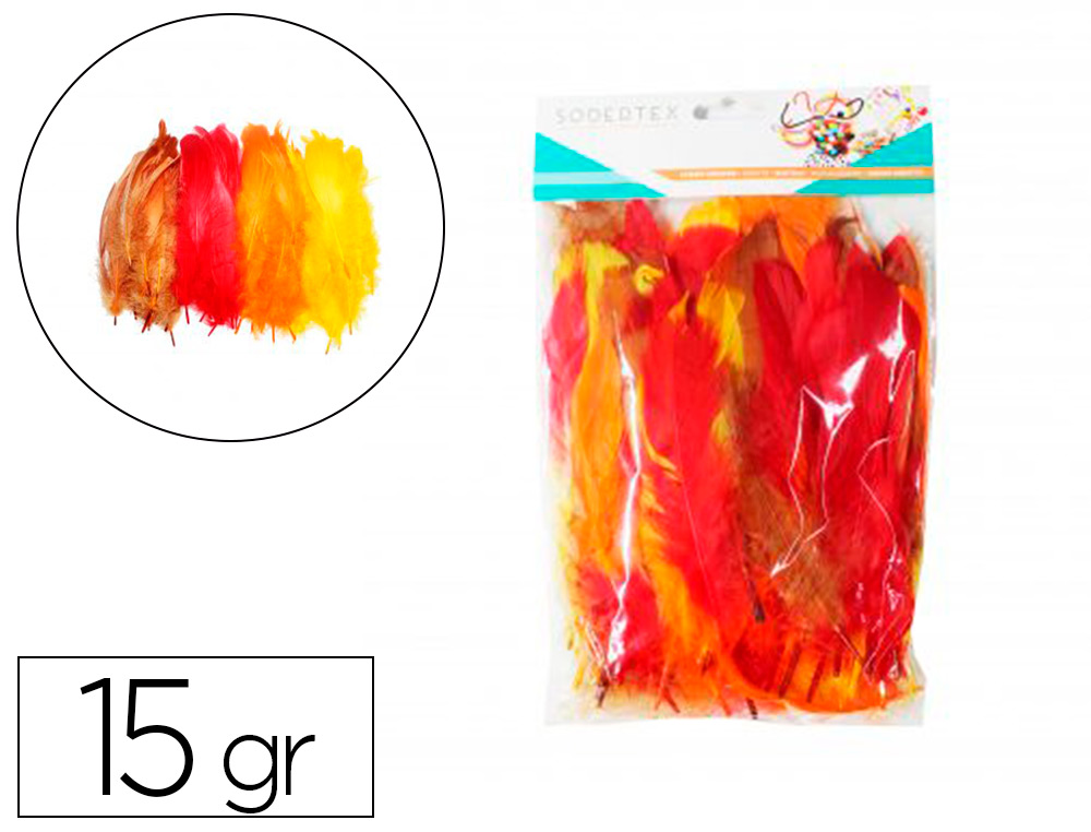 PLUMES D'OIES SODERTEX THEME AUTUMN 15G 14 A 17 CM