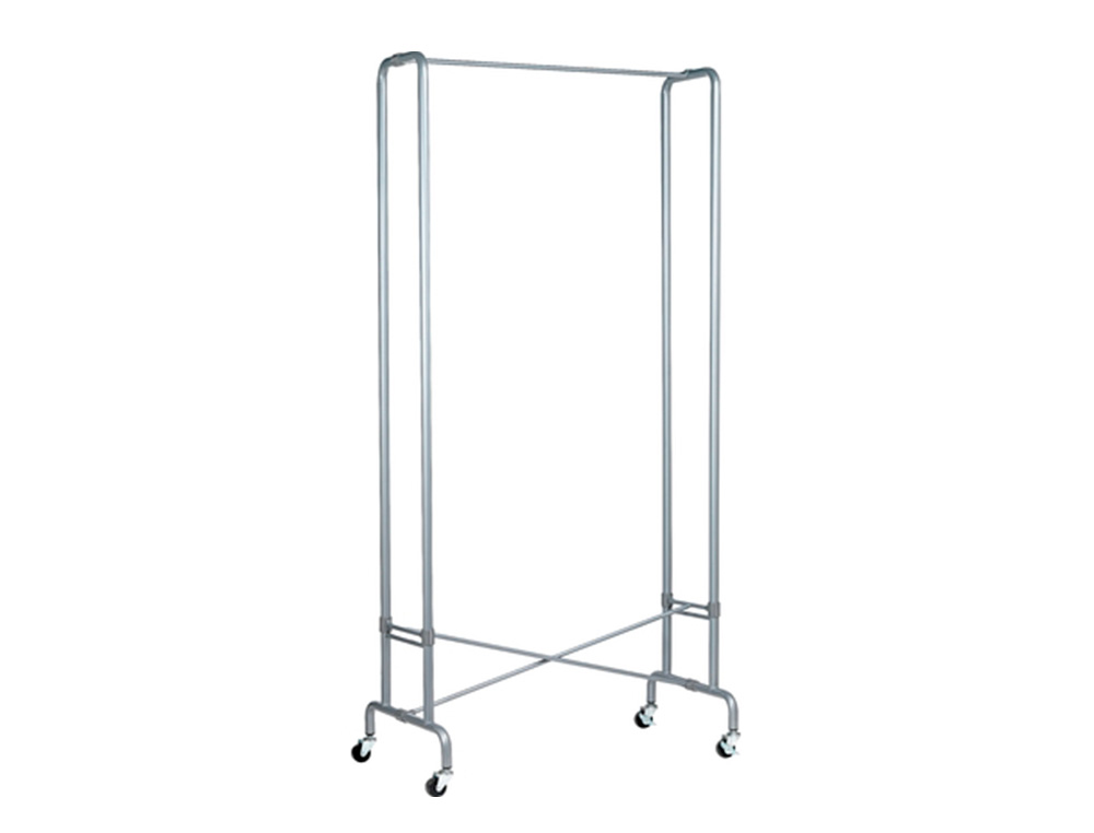 PORTEMANTEAU VESTIAIRE UNILUX FOLDY PLIANT ACIER METALLISE