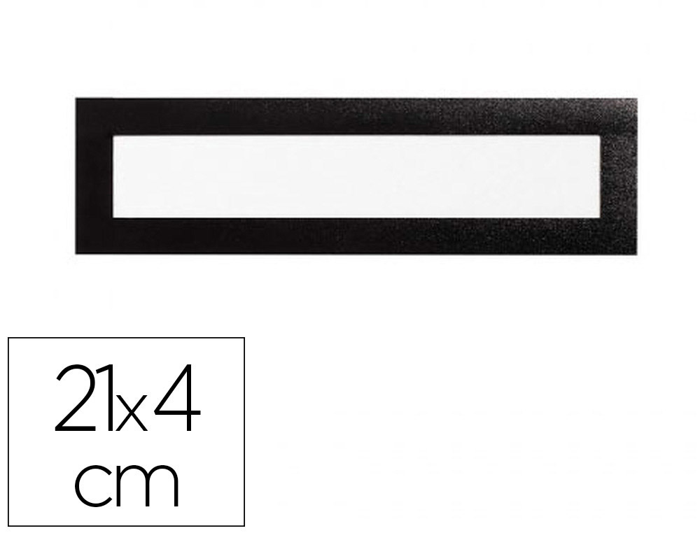 CADRE AFFICHAGE DURABLE DURAFRAME MAGNETIC TOP A4 21X4CM SACHET 5 UNITES COLORIS NOIR