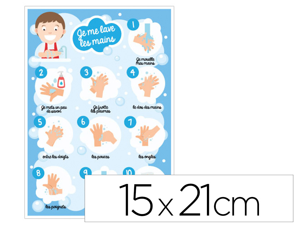 PLAQUE PVC SIGNALETIQUE BIZ CONSIGNE D'HYGIENE 