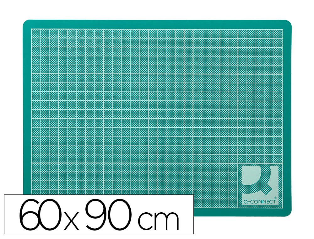 PLAQUE COUPE Q-CONNECT PVC PAISSEUR 3MM 600X900MM A1 COLORIS VERT