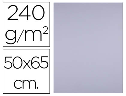 PAPIER CARTONNE LIDERPAPEL 50X65CM 240GR COLORIS LILAS