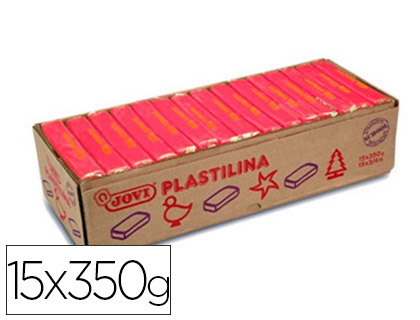 PTE  MODELER JOVI PLASTILINA VGTALE COLORIS ROUGE 350G