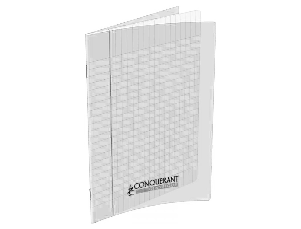 CAHIER CONQUÉRANT POLYPROPYLÈNE A4+ 24X32CM 140 PAGES 90G SÉYÈS INCOLORE