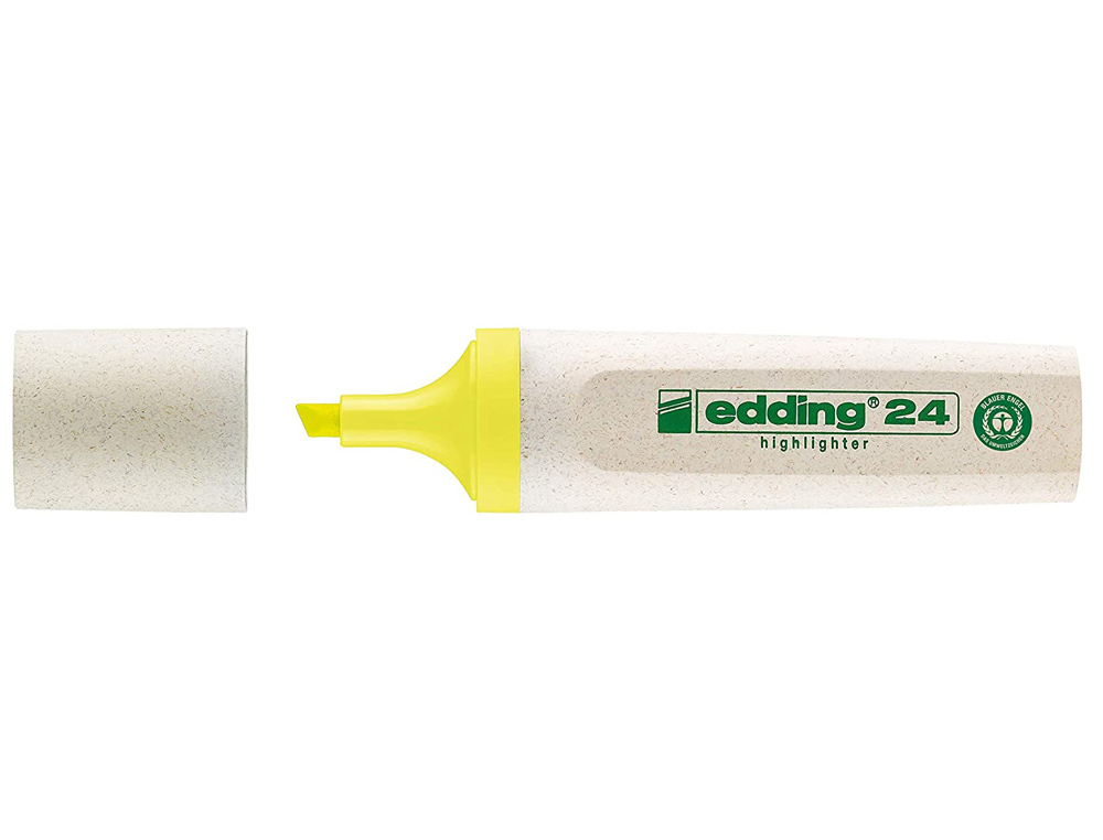 SURLIGNEUR EDDING ECOLINE COLORIS JAUNE FLUO