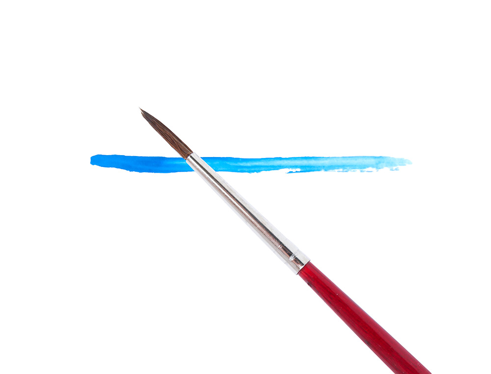 PINCEAU LIDERPAPEL BOIS VIROLE CHROME AQUARELLE N1