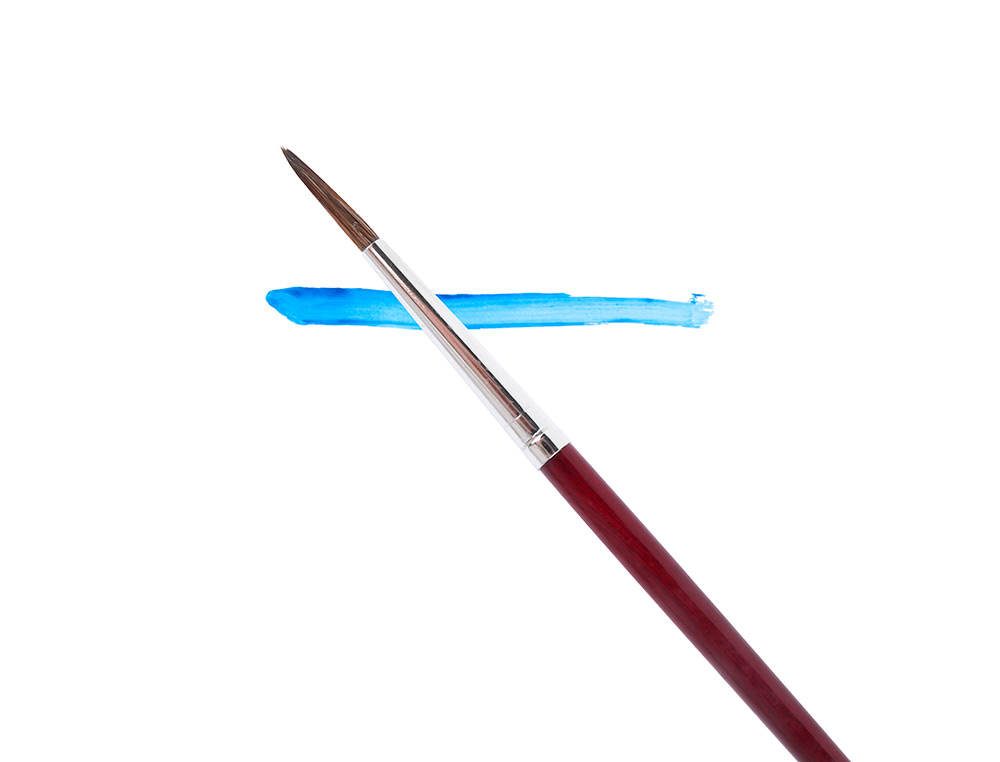 PINCEAU LIDERPAPEL BOIS VIROLE CHROMÉE AQUARELLE Nº5