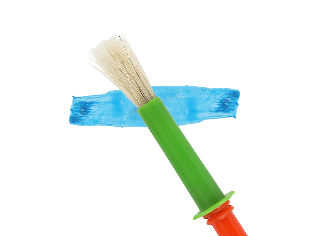 PINCEAU LIDERPAPEL VIROLE BROSSE MOYENNE PARFAIT MATERNELLE TAILLE MOYENNE