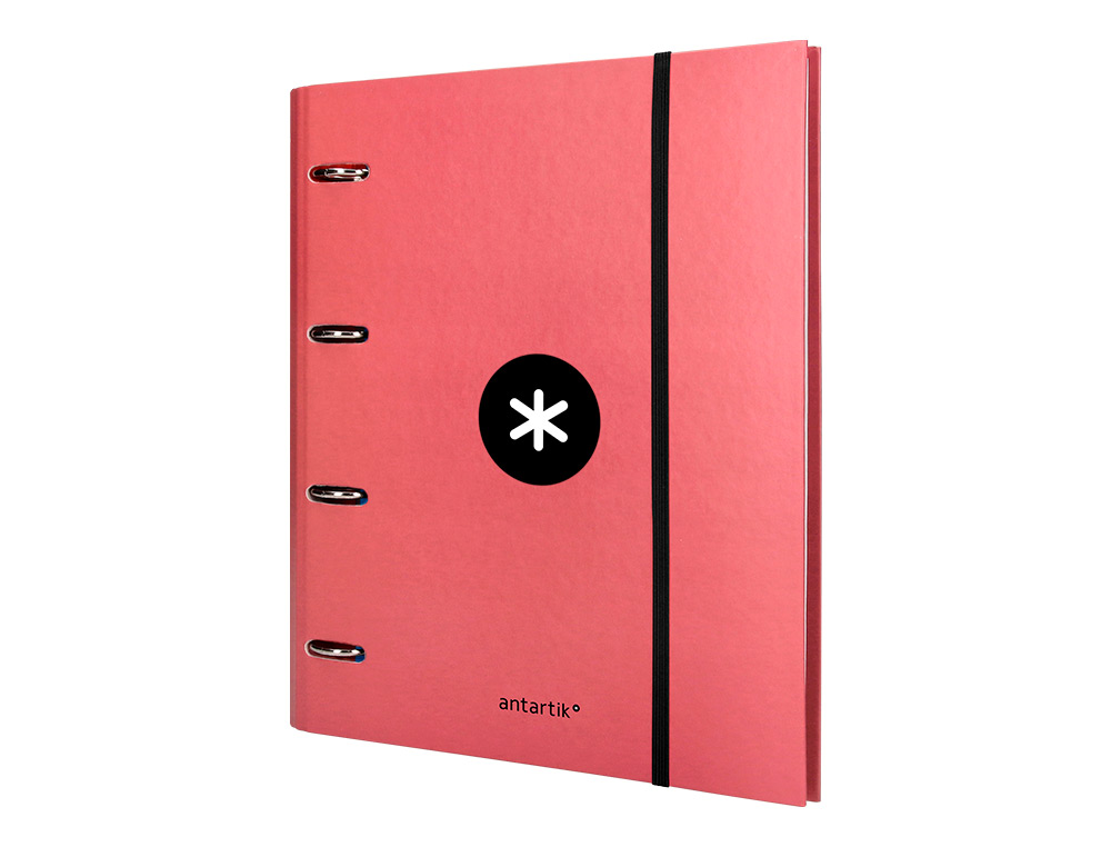 CLASSEUR ANTARTIK 4 ANNEAUX RONDS 40MM A4 CARTON REMBORDÉ FEUILLETS MOBILES Q5X5 COLORISCORAIL