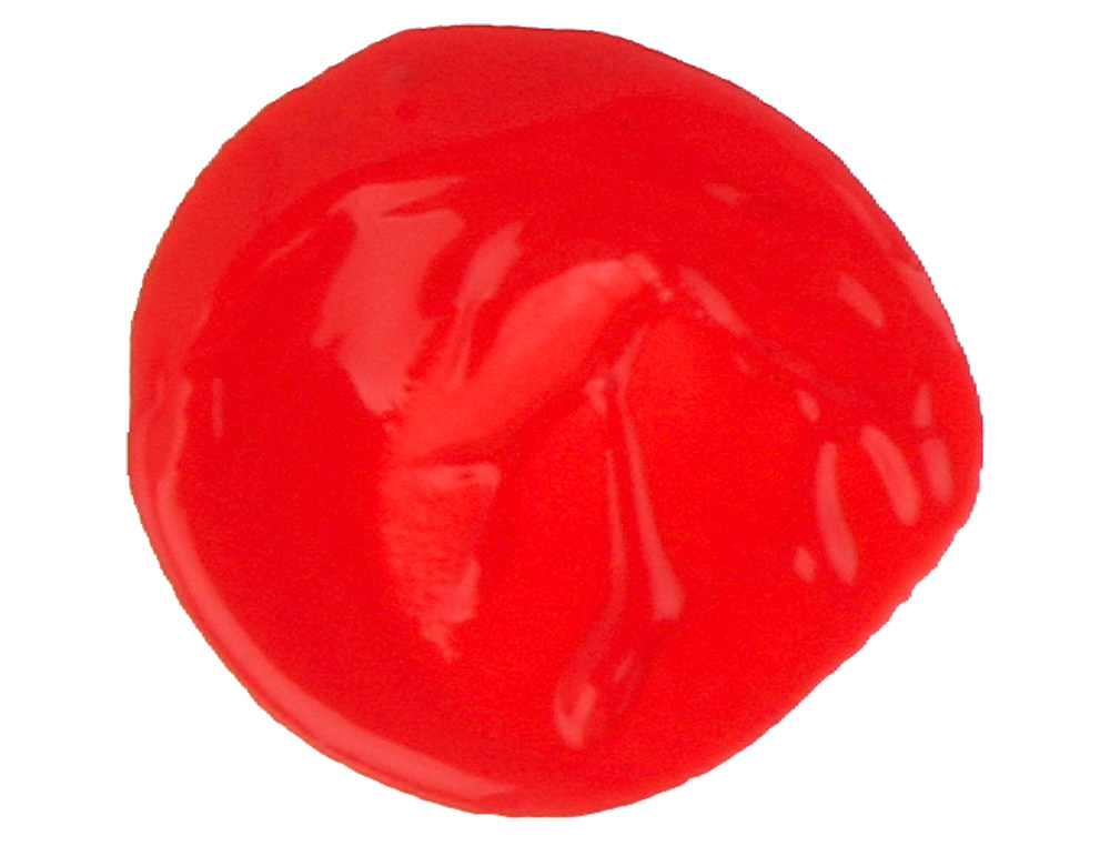 GOUACHE DOIGT LIDERPAPEL LIQUIDE LAVABLE BASE EAU COLORIS ROUGE FLACON DE 125ML