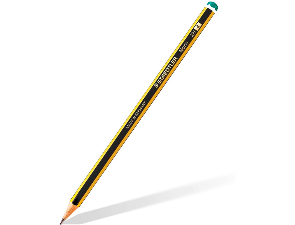 CRAYON GRAPHITE STAEDTLER NORIS 120 2H HEXAGONAL MINE 2MM TRÈS RÉSISTANTE