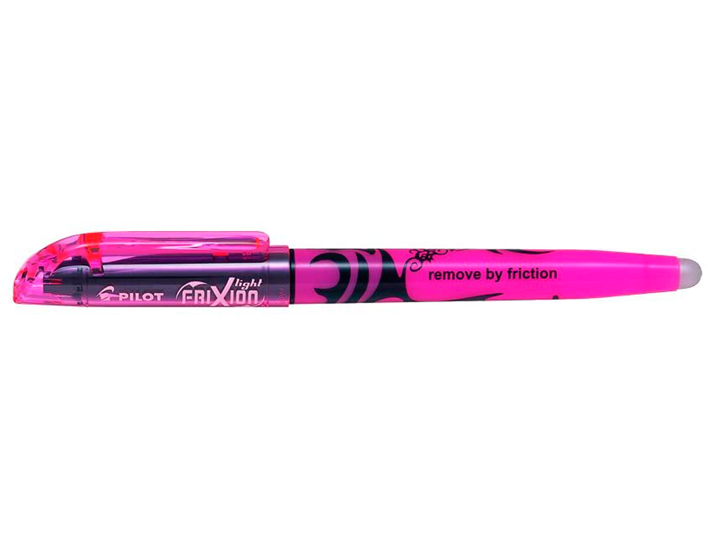 SURLIGNEUR PILOT FRIXION LIGHT CRITURE 1/3.3MM ENCRE THERMOSENSIBLE EFFAAGE PAR FROTTEMENT COLORIS ROSE