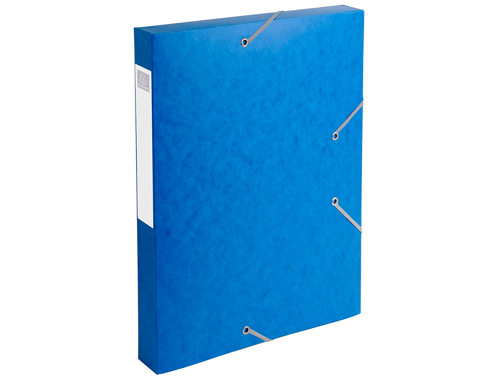 BOTE CLASSEMENT EXACOMPTA NATURE FUTURE CARTE LUSTRE 7/10E A4+ 240X320MM DOS 40MM 600G COLORIS BLEU