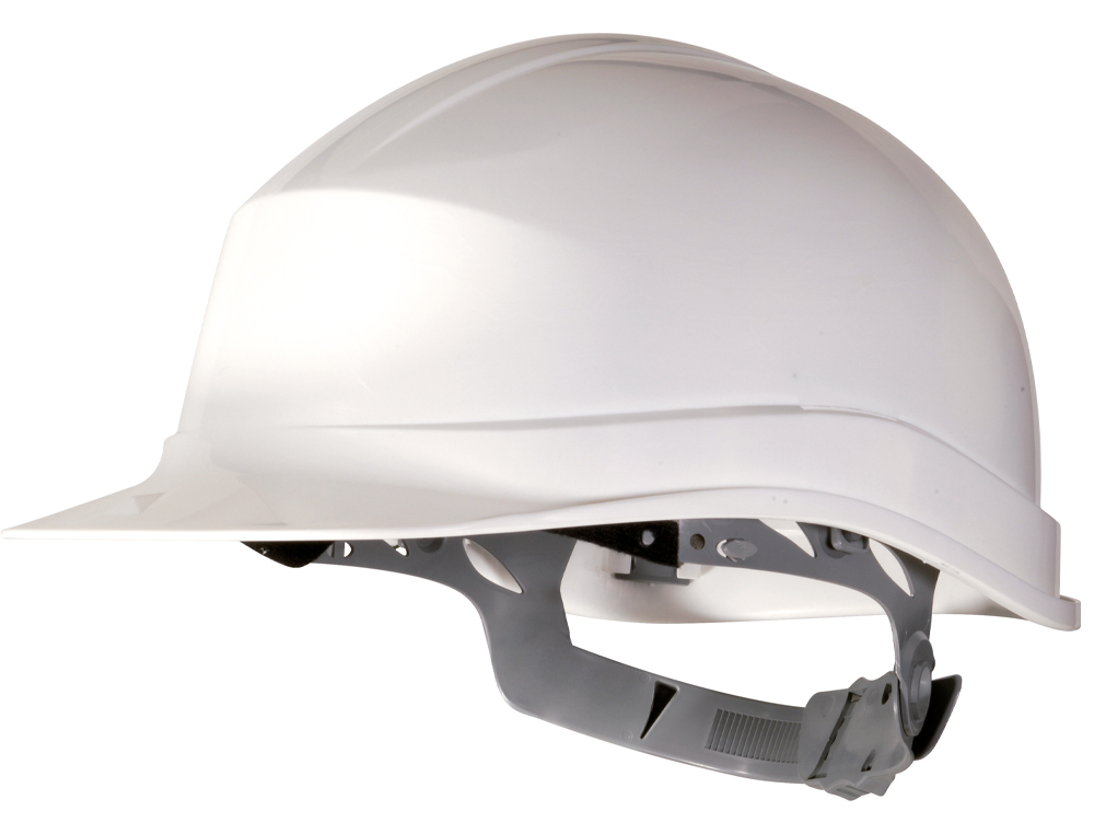 CASQUE DELTAPLUS CHANTIER ZIRCON 1 POLYTHYLNE SERRAGE GLISSIRE +50C/-10C ISOLEMENT LECTRIQUE COLORIS BLANC