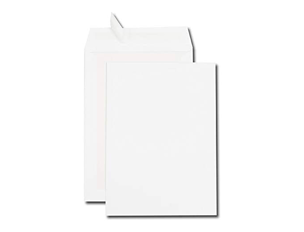 POCHETTE GPV DOS CARTON 500G VÉLIN BLANC 120G ANTI-PLI C4 229X324MM SACHET 25 UNITÉS