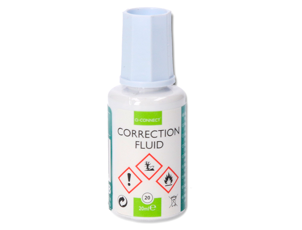CORRECTEUR LIQUIDE Q-CONNECT PINCEAU FLACON 20ML