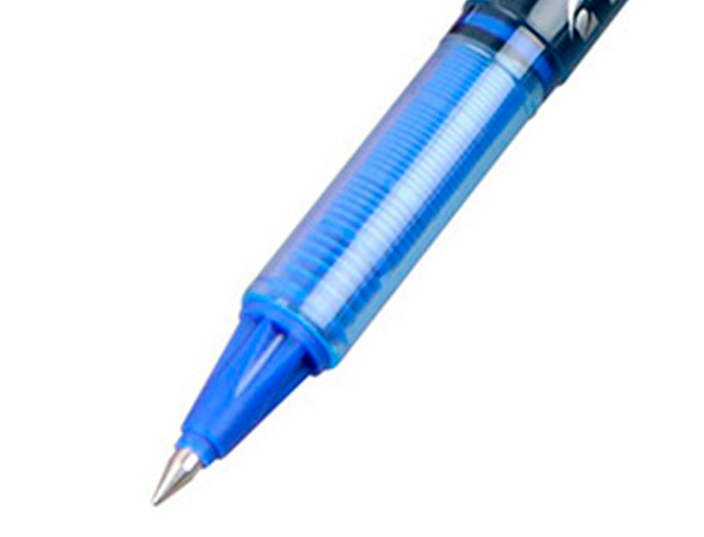 ROLLER PILOT VBALL 5 ÉCRITURE FINE 0.3MM ENCRE LIQUIDE NIVEAU VISIBLE RÉGULATEUR DÉBIT CLIP MÉTAL COLORIS BLEU
