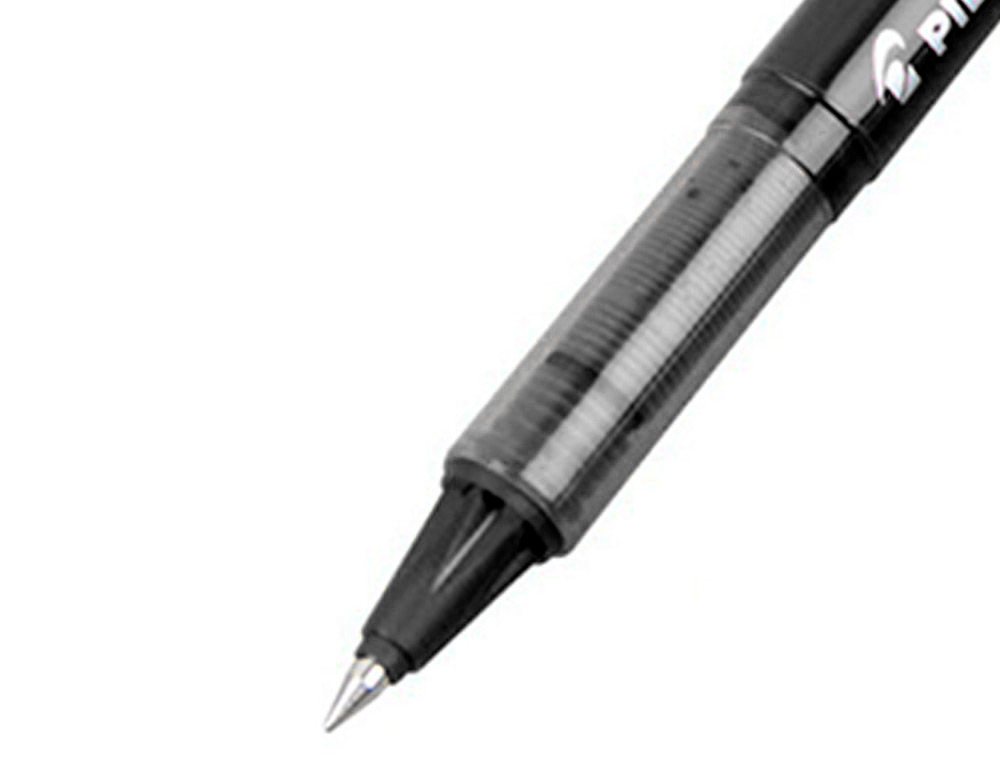 ROLLER PILOT VBALL 5 ÉCRITURE FINE 0.3MM ENCRE LIQUIDE NIVEAU VISIBLE RÉGULATEUR DÉBIT CLIP MÉTAL COLORIS NOIR
