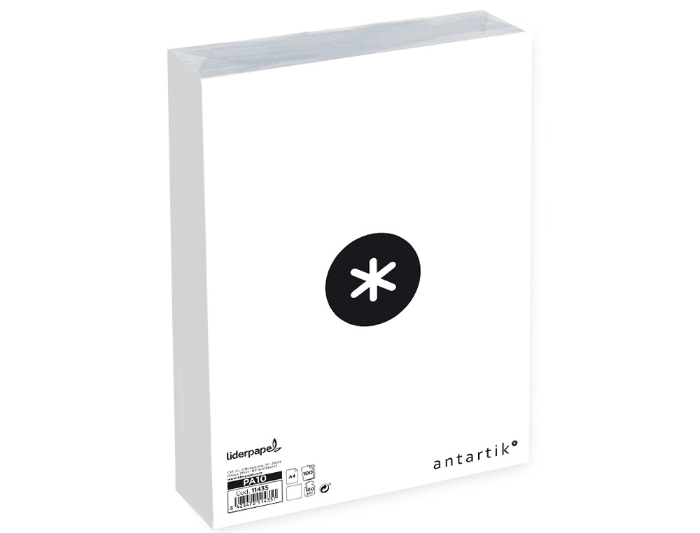 PAPIER LIDERPAPEL MULTIFONCTION ANTARTIK A4 100 G/M2 HAUTE QUALITE BLANCHEUR  169 OPACITE 95 100 FEUILLES